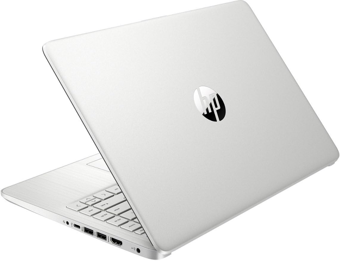 HP 14 Premium HD Portable Laptop Computer Students Business, Quad-Core Intel Celeron Processor, 16GB RAM, 384GB Storage(128GB eMMC+256GB SD Card), 1 Year Office 365, HDMI, Win 11 w/KW Accessories