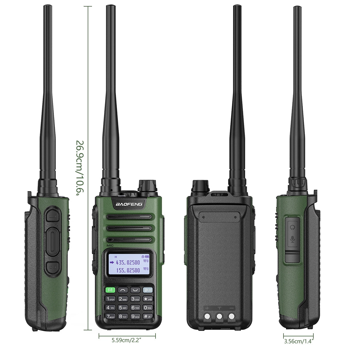 Baofeng Walkie-Talkie Pro FM Handheld Transceiver