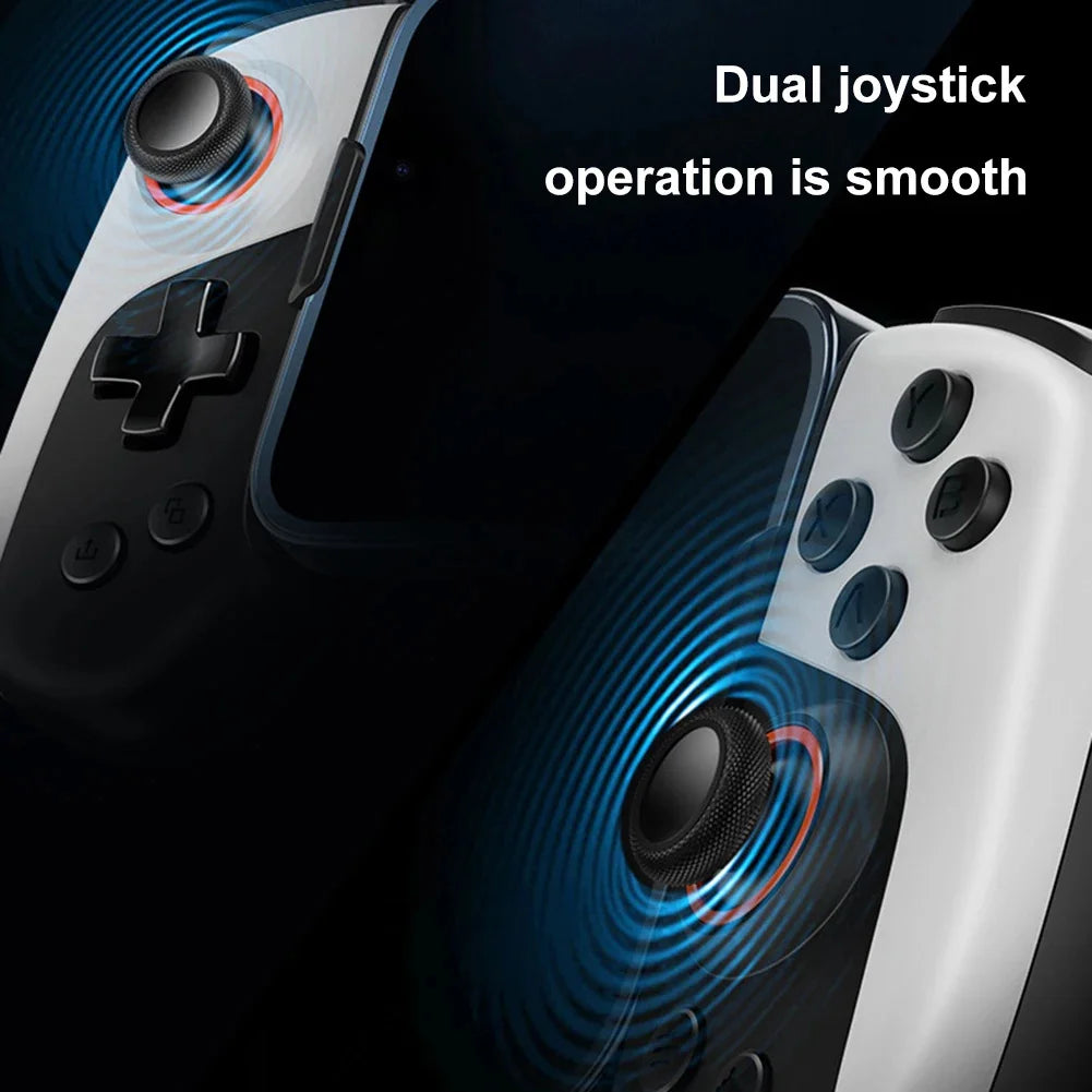 JK02 Stretching Games Controller Semiconductor Radiator LED Lighting Gamepad Joysticks Compatible For Android Switch IOS System