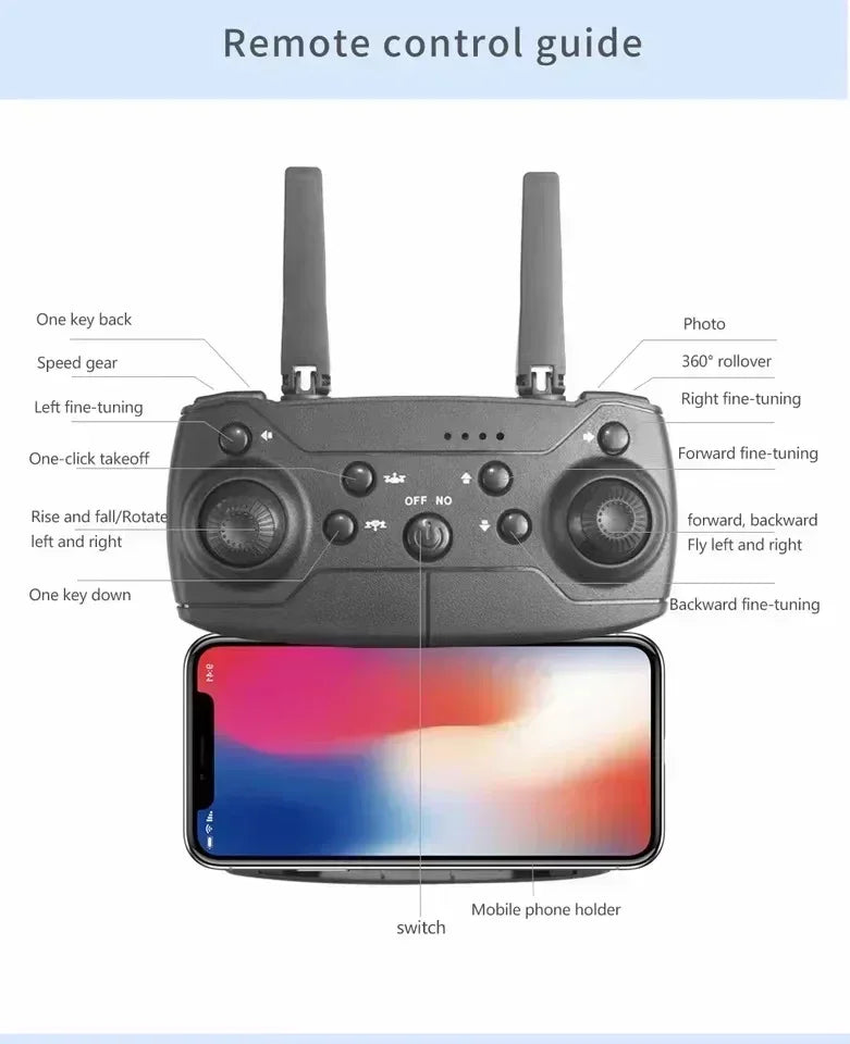 UAV HD for aerial video and photography with remote control