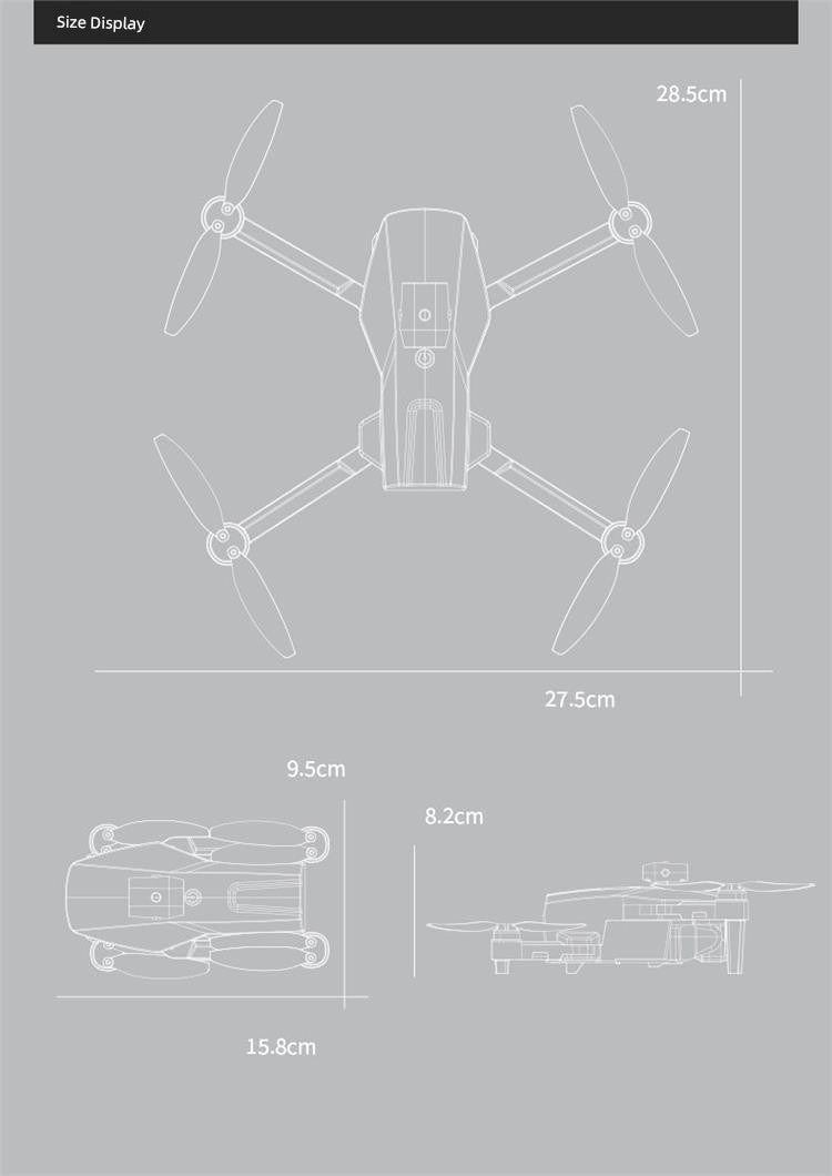 LCD Remote Control HD Drone for Aerial Photography