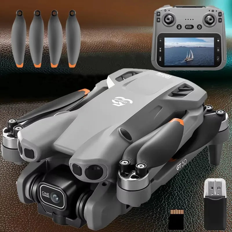 2026 8/6K FPV Dual Camera 3-Axis Gimbal 10KM GPS Obstacle Avoidance RC Quadcopter For Kids Gift New GT50 PRO Professional Drone