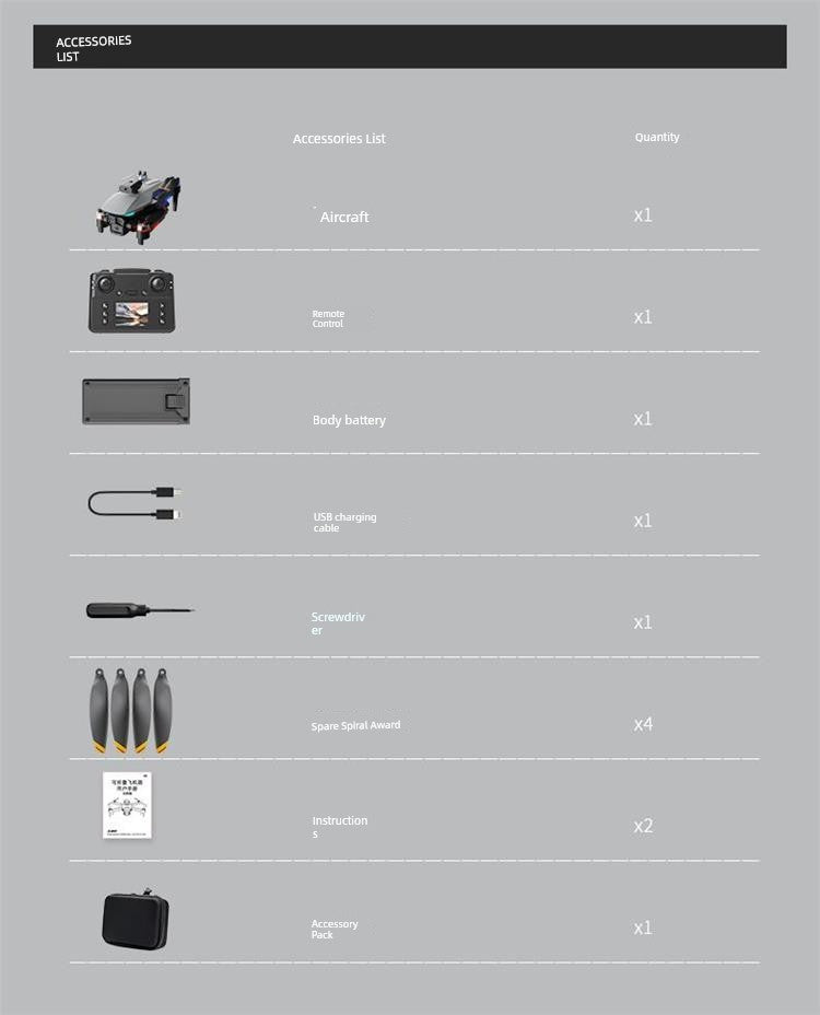 LCD Remote Control HD Drone for Aerial Photography