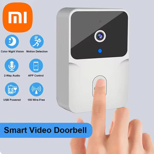 Xiaomi WiFi Video Doorbell Wireless HD Camera IR Alarm Security Smart Home Door Bell WiFi Intercom For Home