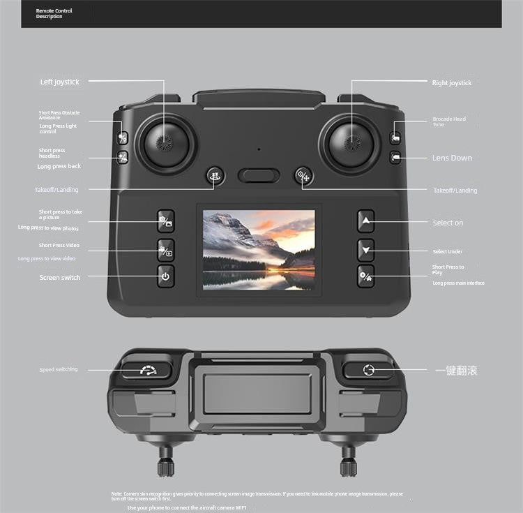 LCD Remote Control HD Drone for Aerial Photography