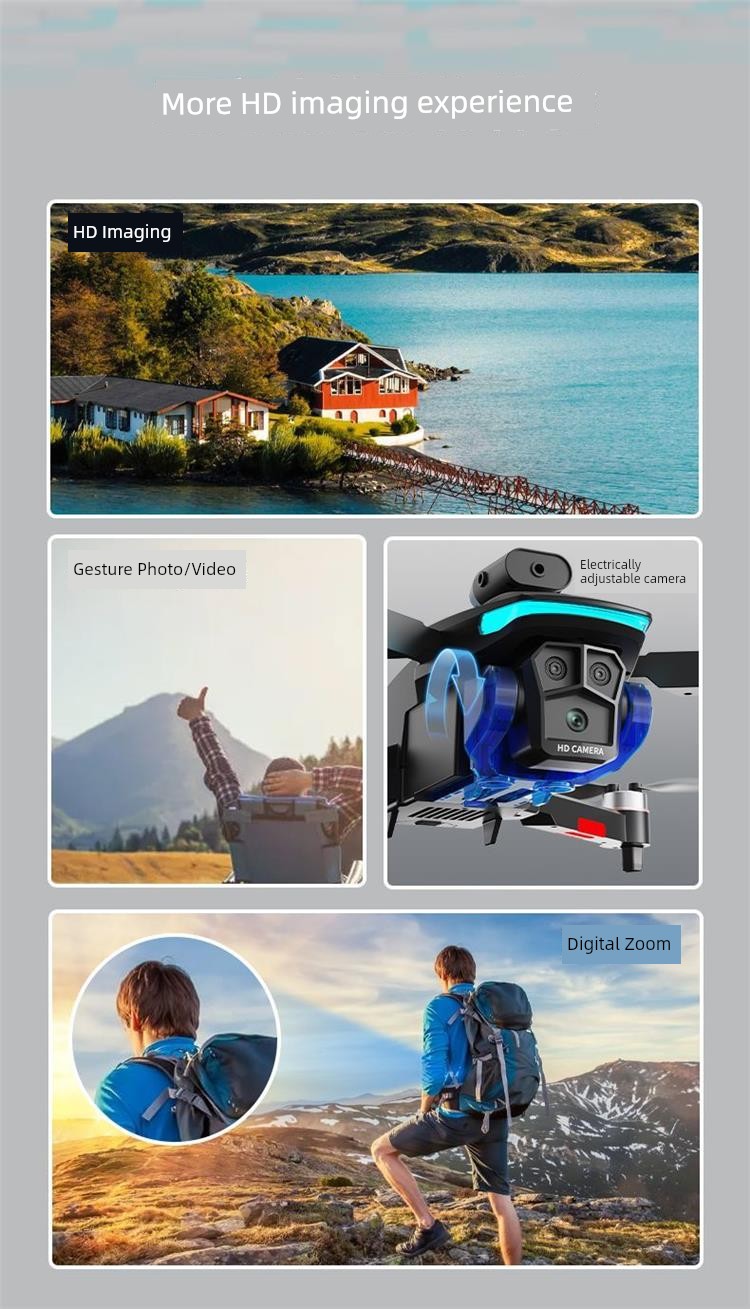 LCD Remote Control HD Drone for Aerial Photography