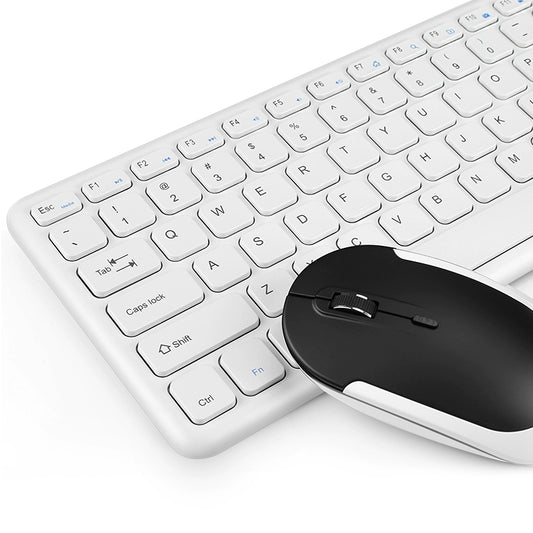 Bow Mini Wireless Keyboard and Mouse Set Laptop Desktop Computer For Home Office Game Feel Small Key Mouse